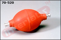  70-520 RUBBER BULB, with valves